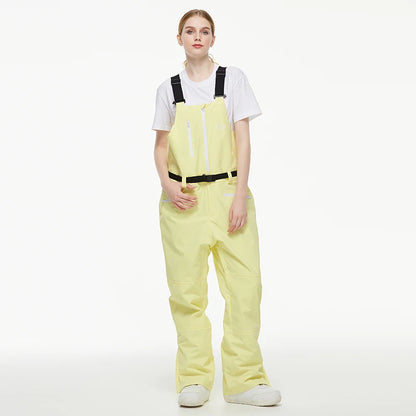 Schneehose für Skifahren und Snowboarden, Wasserdichte, Isolierte Schneehose mit Reißverschluss für Damen - Ideal für Wintersport