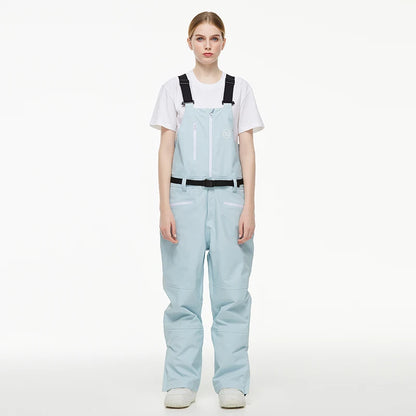 Schneehose für Skifahren und Snowboarden, Wasserdichte, Isolierte Schneehose mit Reißverschluss für Damen - Ideal für Wintersport