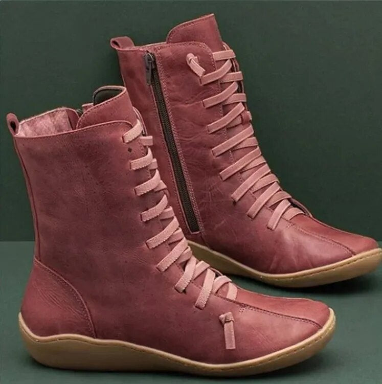 Wasserdichte isolierte Winterstiefel mit Mikrofaserfutter und robustem Design | Ideal für kalte Tage