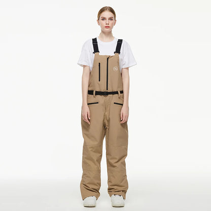 Schneehose für Skifahren und Snowboarden, Wasserdichte, Isolierte Schneehose mit Reißverschluss für Damen - Ideal für Wintersport