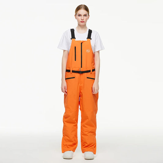 Schneehose für Skifahren und Snowboarden, Wasserdichte, Isolierte Schneehose mit Reißverschluss für Damen - Ideal für Wintersport