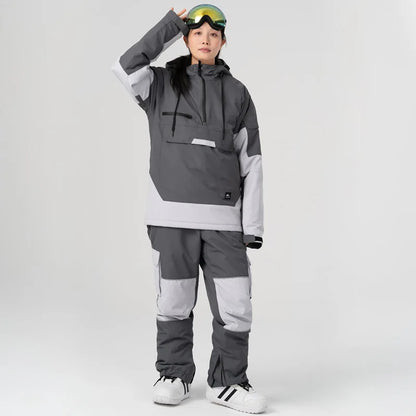 Damen Skianzug Wasserdicht – Winddichte Winter Schnee Jacke & Isolierte Hose, Atmungsaktive Thermo Skibekleidung - Ideal für Winter