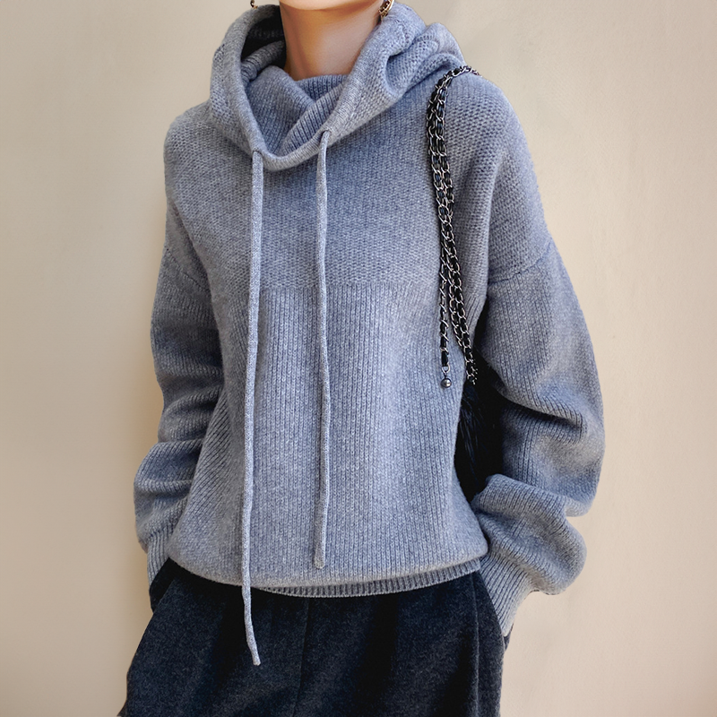Merinowolle Rollkragenpullover für Damen, atmungsaktiv, warm und weich, langärmlig, - Ideal für Herbst und Winter