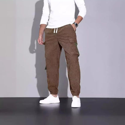Cord-Ankle-Tied-Latzhose – Perfekt für den Herbst