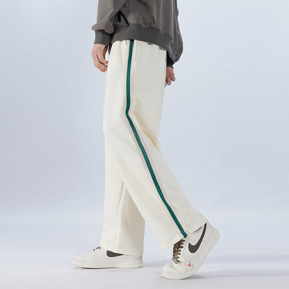 Herren Weite Gerade Hose – Ideal für Frühling und Herbst