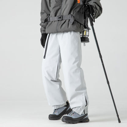 Insulated Ski Pants with Fleece Lining, Windproof Hard Shell and High Velvet Content | Ideal for Winter Sports