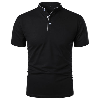 Herren Slim Fit Kurzarm-Shirt Einfarbig – Perfekt für den Sommer