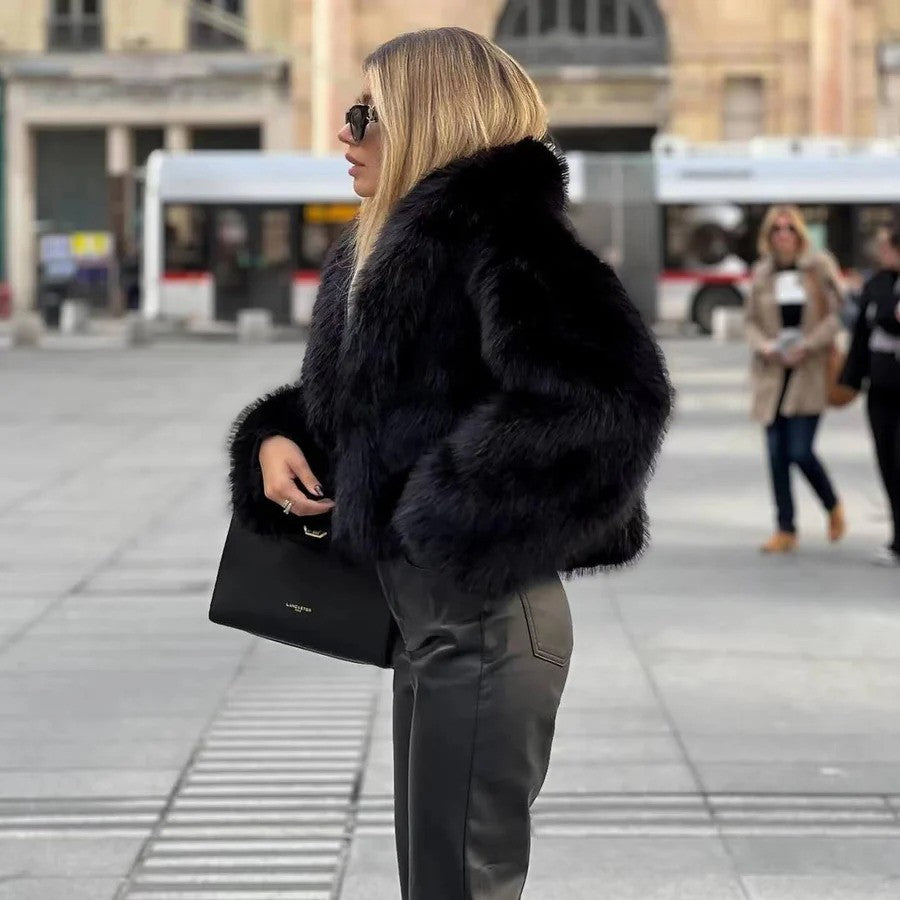 Pelzmantel Mit Klassischem Schnitt Und Zeitloser Silhouette Für Damen | Ideal Für Winter
