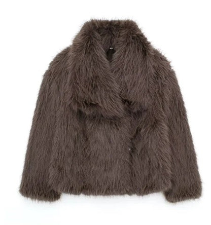 Pelzmantel Mit Klassischem Schnitt Und Zeitloser Silhouette Für Damen | Ideal Für Winter