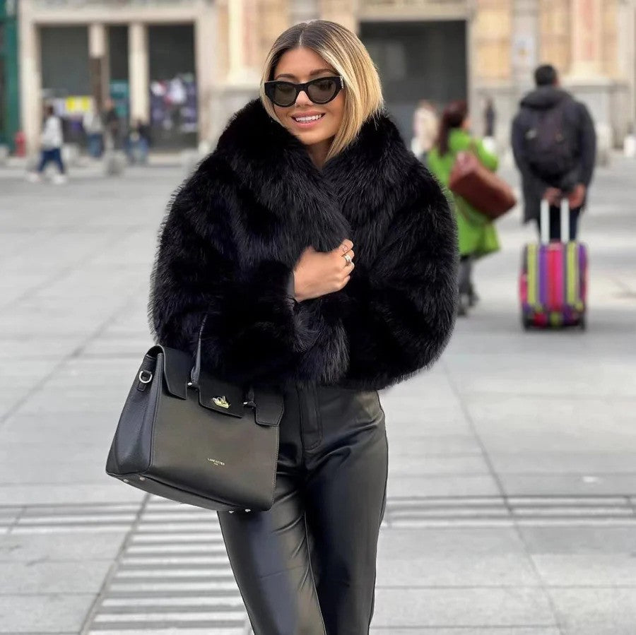 Pelzmantel Mit Klassischem Schnitt Und Zeitloser Silhouette Für Damen | Ideal Für Winter