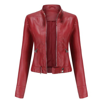 Lederjacke mit Taillierter Passform & Strapazierfähigem Material | Ideal für den Winter