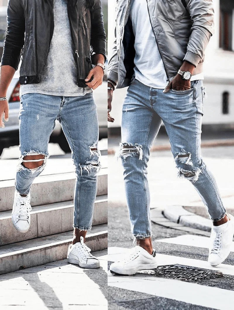 Sommer-Denim-Jeans mit klassischem Schnitt | Ideal für den Sommer