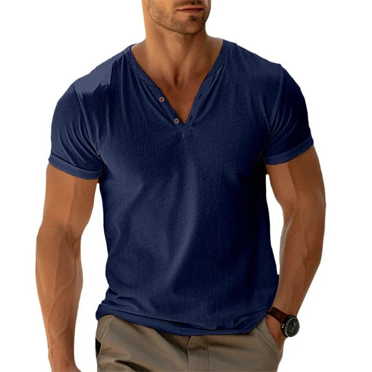 Joross - Trendiges T-Shirt mit Knöpfen