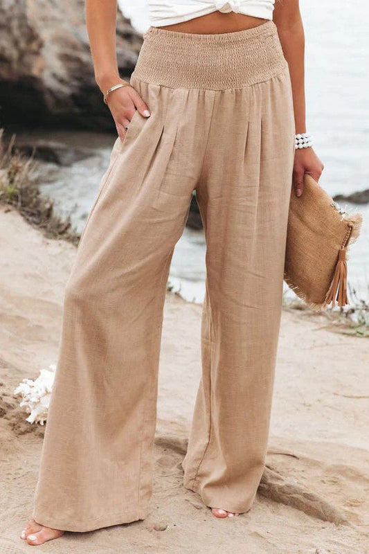 Weite Sommerhose mit luftigem Stoff | Ideal für Frühling & Sommer