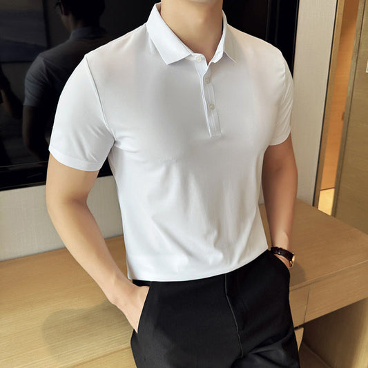 Nahtloses Unifarbenes Slim Fit T-Shirt – Perfekt für den Sommer