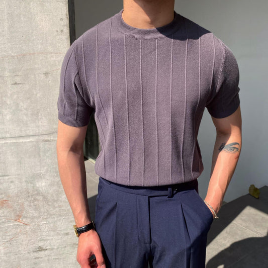 Leichte Strickpullover mit Rundhalsausschnitt -  Ideal für Frühling und Herbst