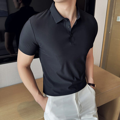 Nahtloses Unifarbenes Slim Fit T-Shirt – Perfekt für den Sommer
