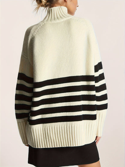 Schulterfreier Baumwollpullover  – Ideal für jede Jahreszeit