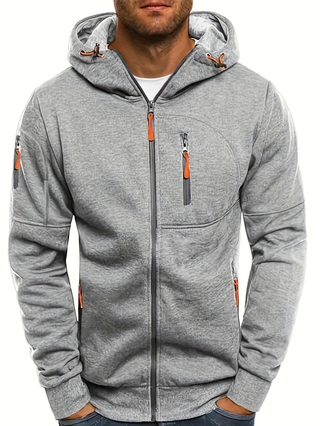 Kapuzen-Jacke mit Reißverschluss – Ideal für Herbst