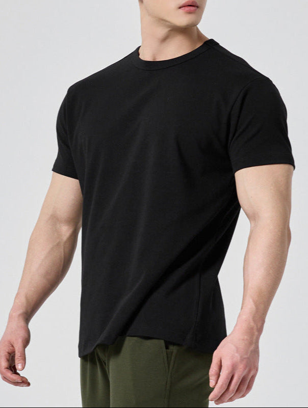 Herren Sportliches Rundhals-T-Shirt mit kurzen Ärmeln – Ideal für den Sommer
