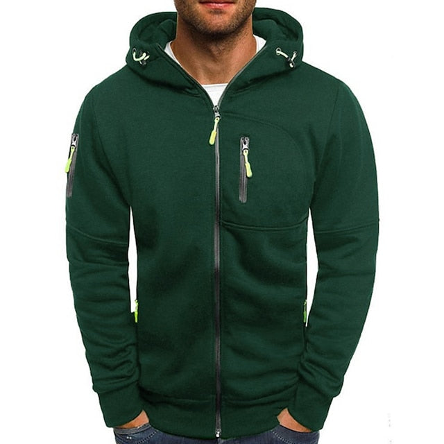 Herren Kapuzenpullover mit Weicher Baumwollmischung – Warm & Atmungsaktiv für Herbst & Winter