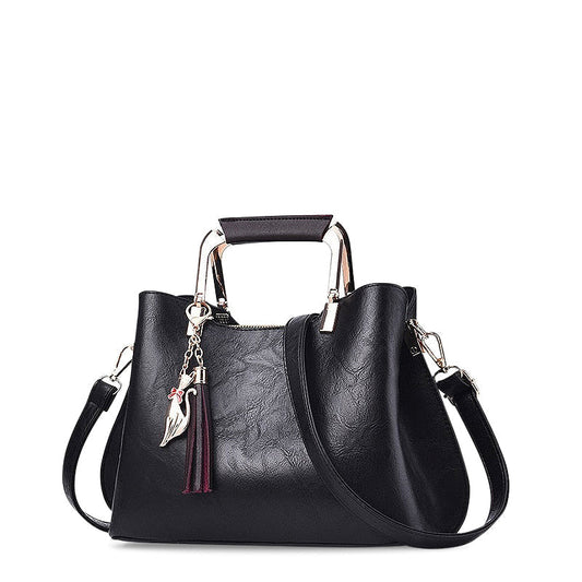 Handtasche aus veganem Leder mit mehreren Fächern | Ideal für alle Jahreszeiten