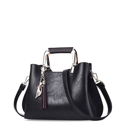 Handtasche aus veganem Leder mit mehreren Fächern | Ideal für alle Jahreszeiten