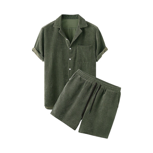Herren Cord-Sommer-Set –  Ideal für Sommer