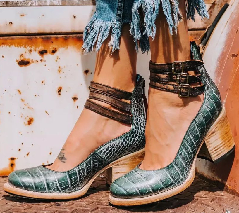 Damenstiefel mit Blockabsatz, Bequeme Stiefel für den Alltag  - Ideal für Herbst und Winter