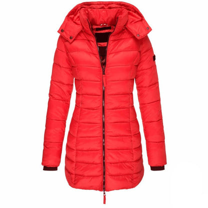 Lange Daunenjacke mit hochwertiger Isolierung - Ideal für Winter