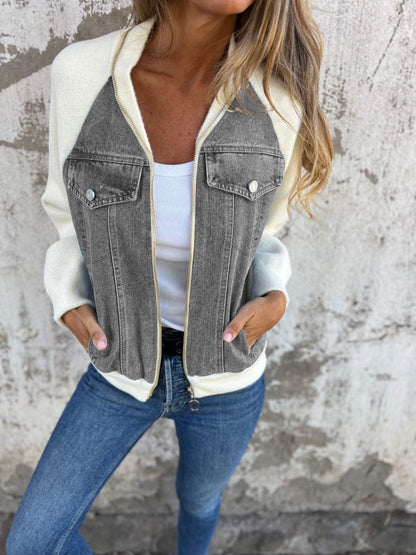 Emory - Moderne Jacke mit Jeansstoff