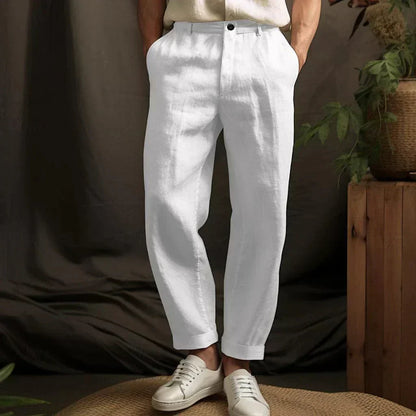 Herren-Sommerhose mit schmal zulaufendem Bein und lockerem Schnitt