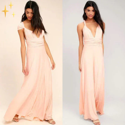 Wandelbares Wickelkleid mit Verstellbaren Trägern | Perfekt für Frühling und Sommer