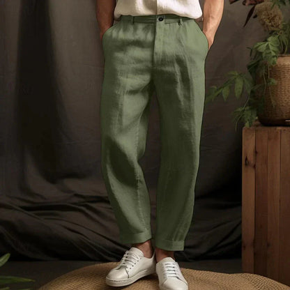 Herren-Sommerhose mit schmal zulaufendem Bein und lockerem Schnitt