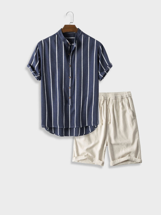 Gestreiftes Sommer-Set für Herren - Ideal für den Sommer