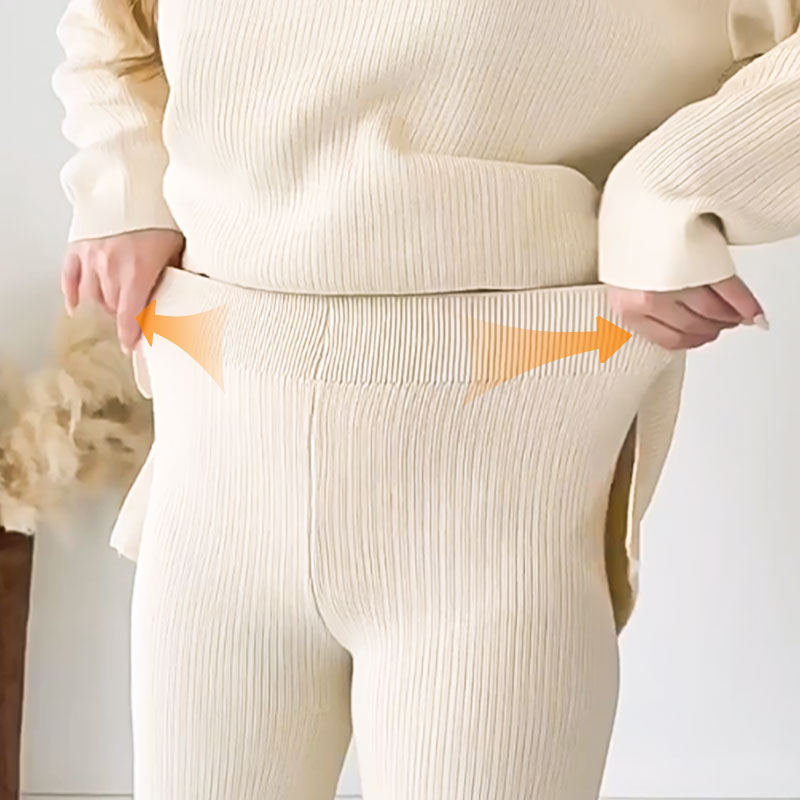 Zweiteiliges Set mit Bluse & weiter Hose | Ideal für Frühling & Sommer