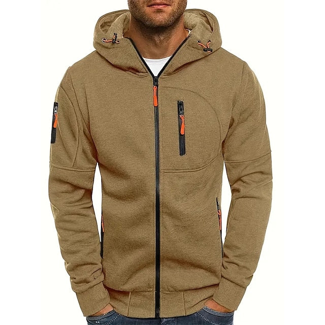 Herren Kapuzenpullover mit Weicher Baumwollmischung – Warm & Atmungsaktiv für Herbst & Winter